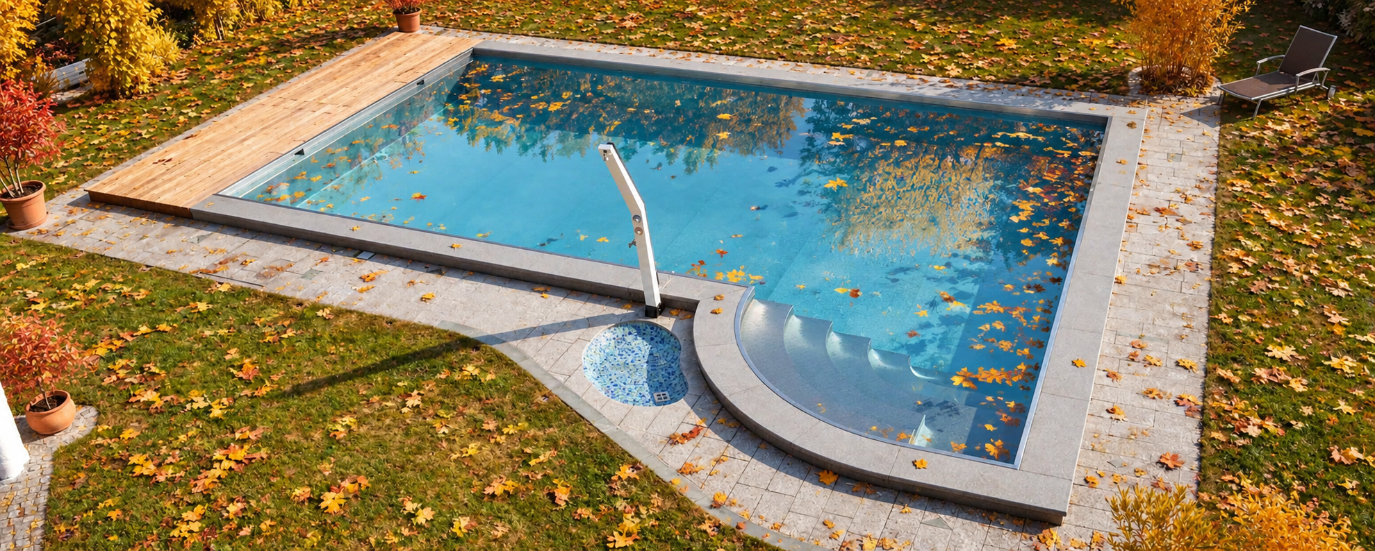 Pool winterfest machen